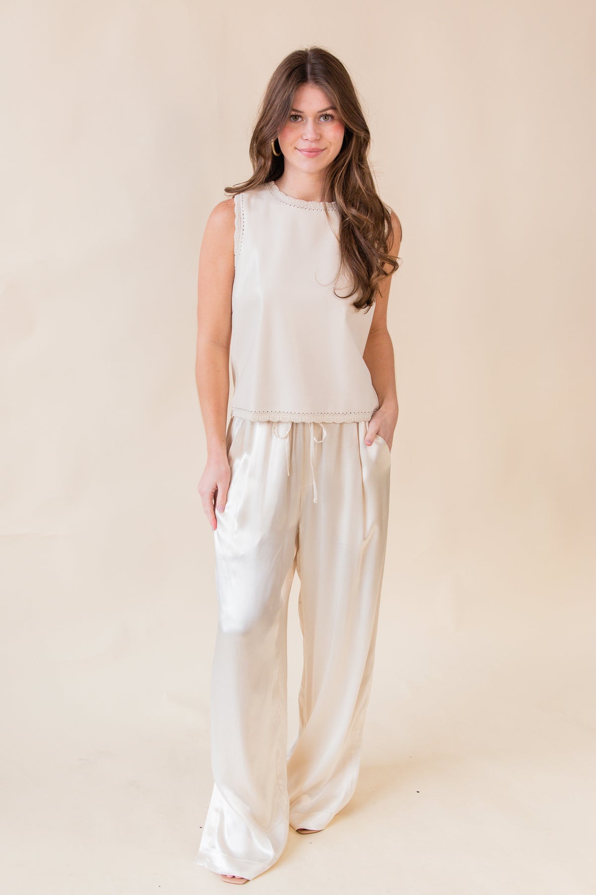 Lorene Satin Pant