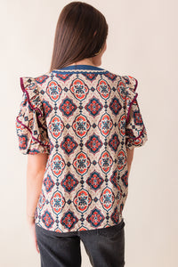 Vanessa Ruffle Top