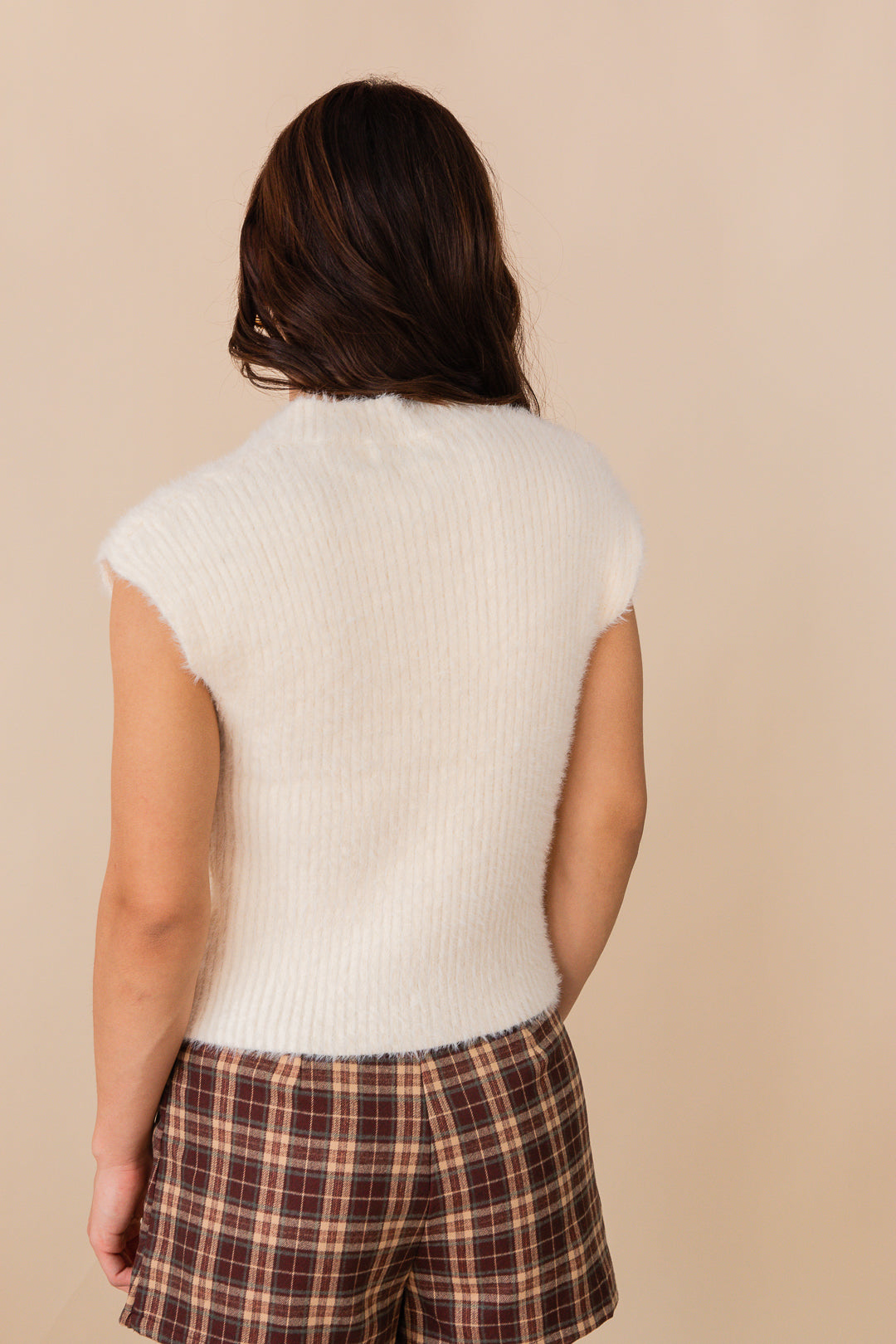 Bianca Feather Yarn Sweater Tank