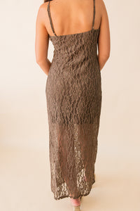 Low Lights Lace Slip Dress