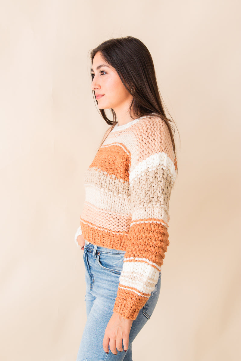 Butter Pecan Chunky Sweater