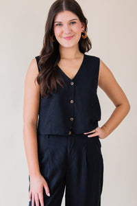Marta Linen Vest