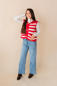 Melissa Striped Sweater Vest