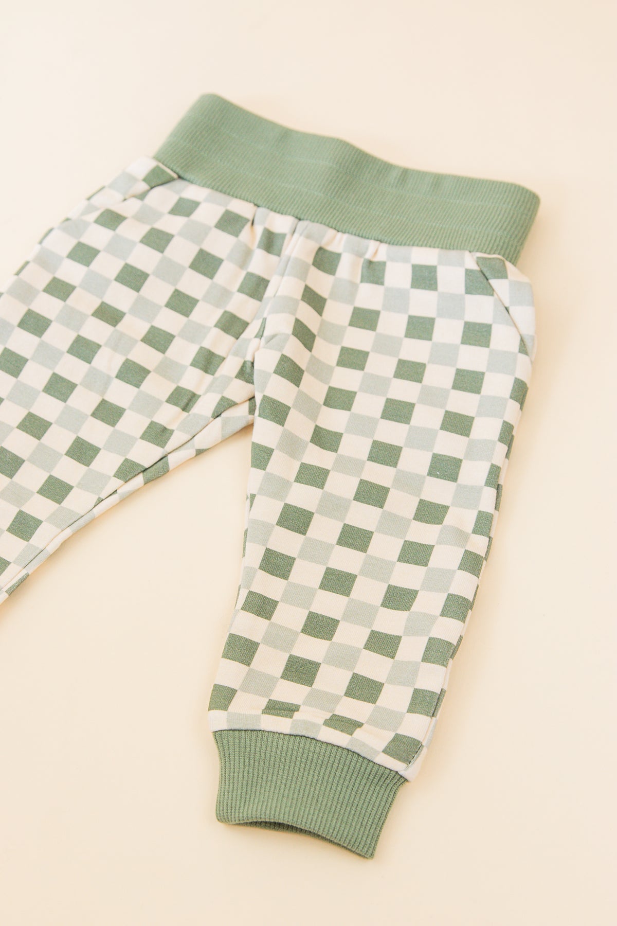 Checkered Fleece Sweatpants