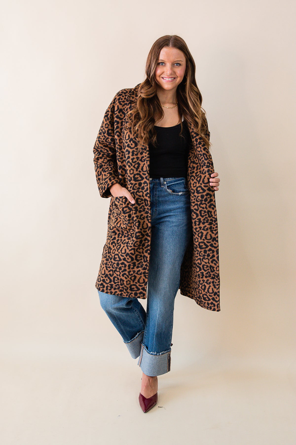 Animal Instinct Leopard Coat