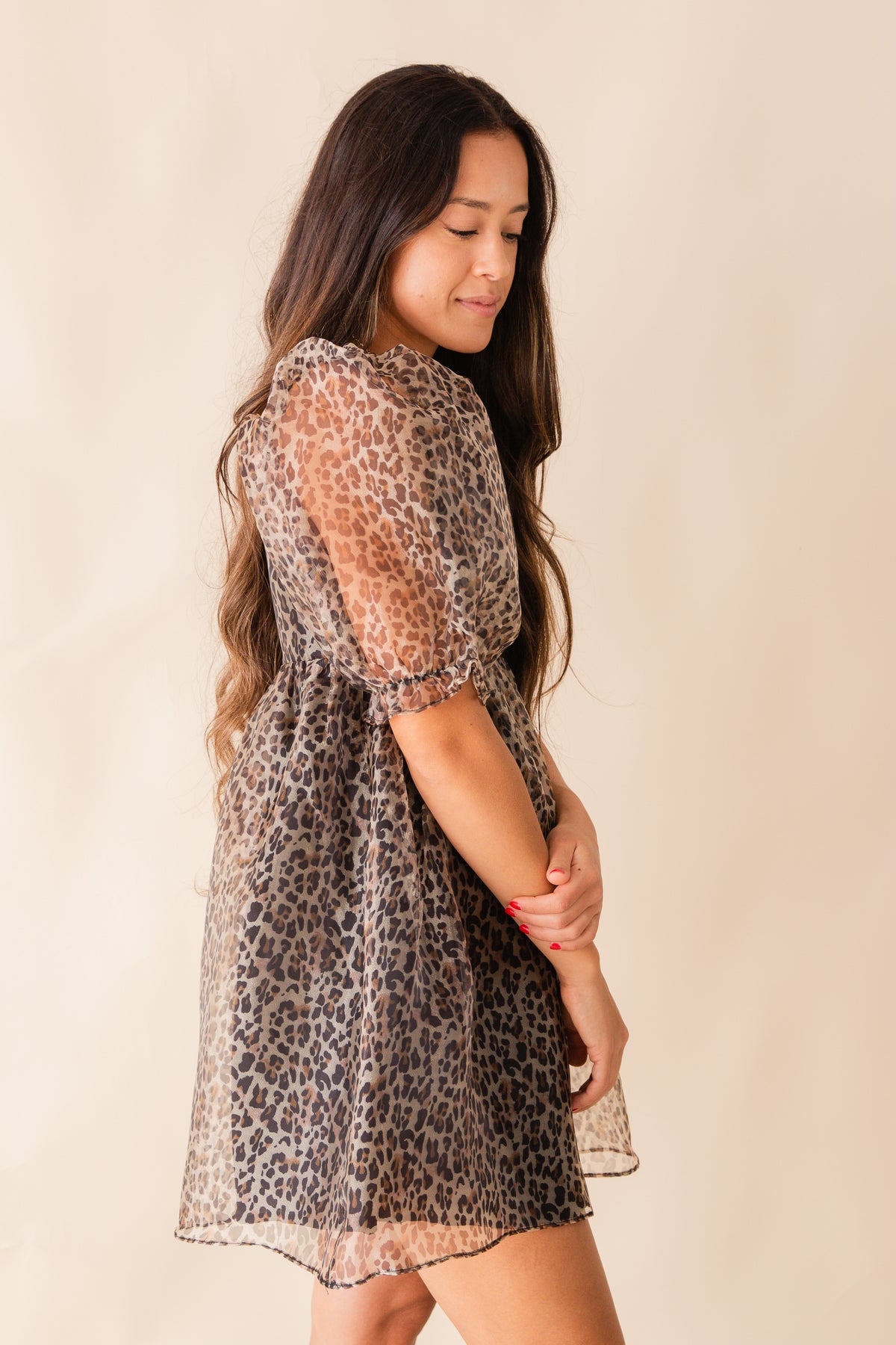 Cee Cee Leopard Midi Dress