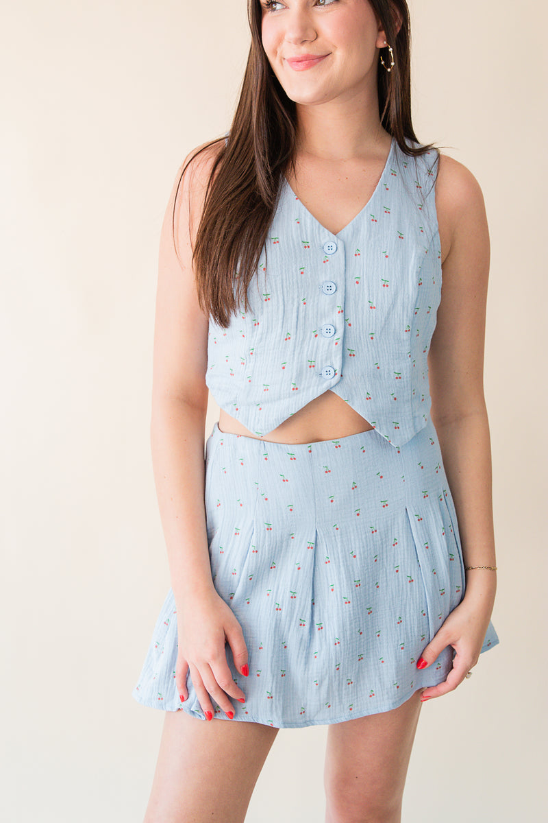 Preston Pleated Skirt Set