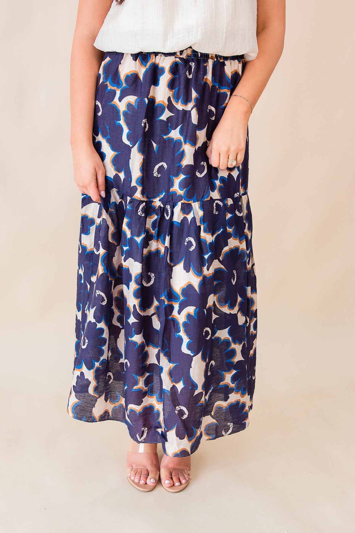 Flora Tiered Maxi Skirt