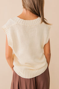 Regina Low Cut Sweater Vest