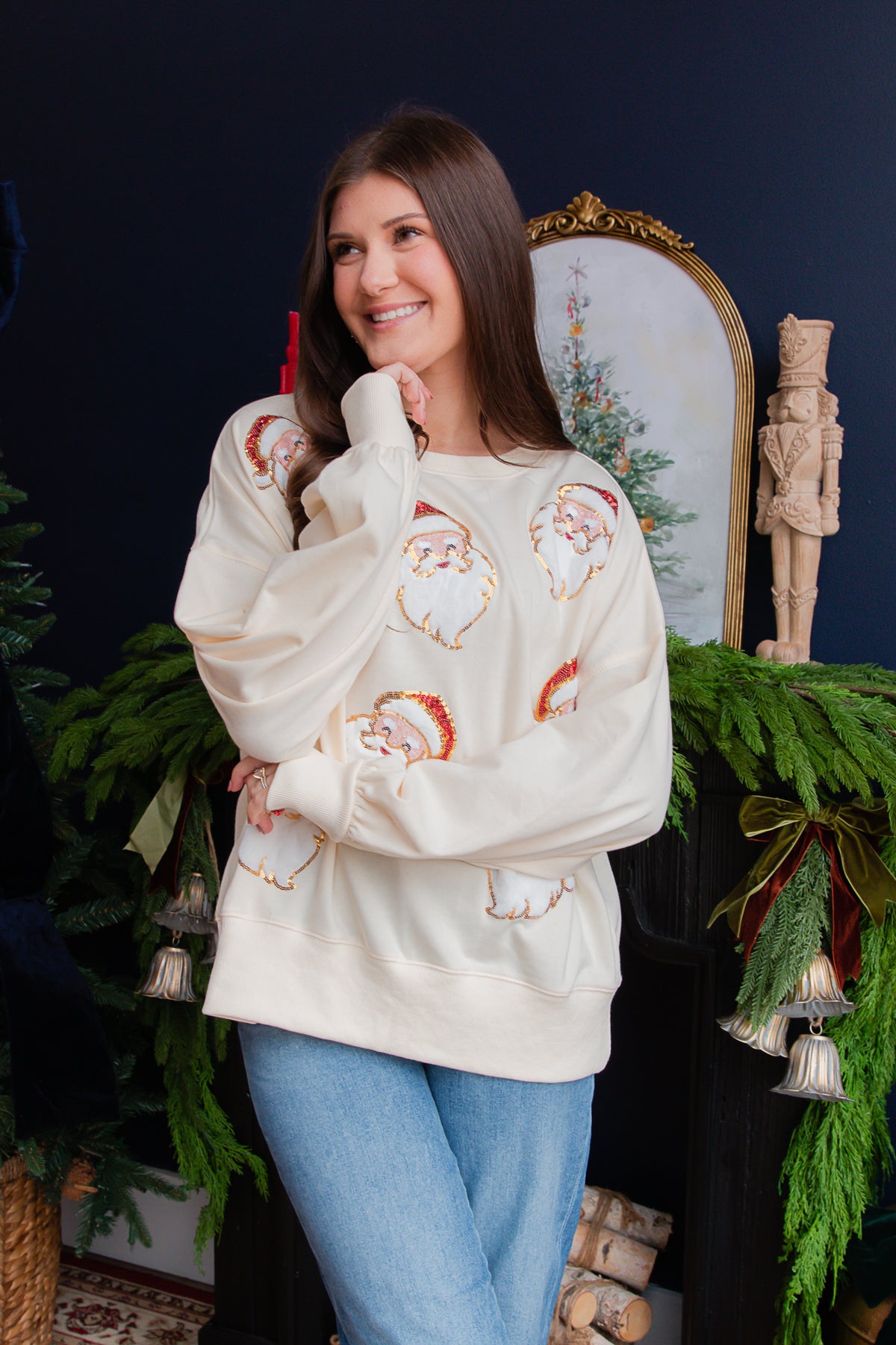 Tinsel Cheer Sweatshirt