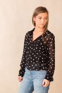 Vivienne Polka Dot Top