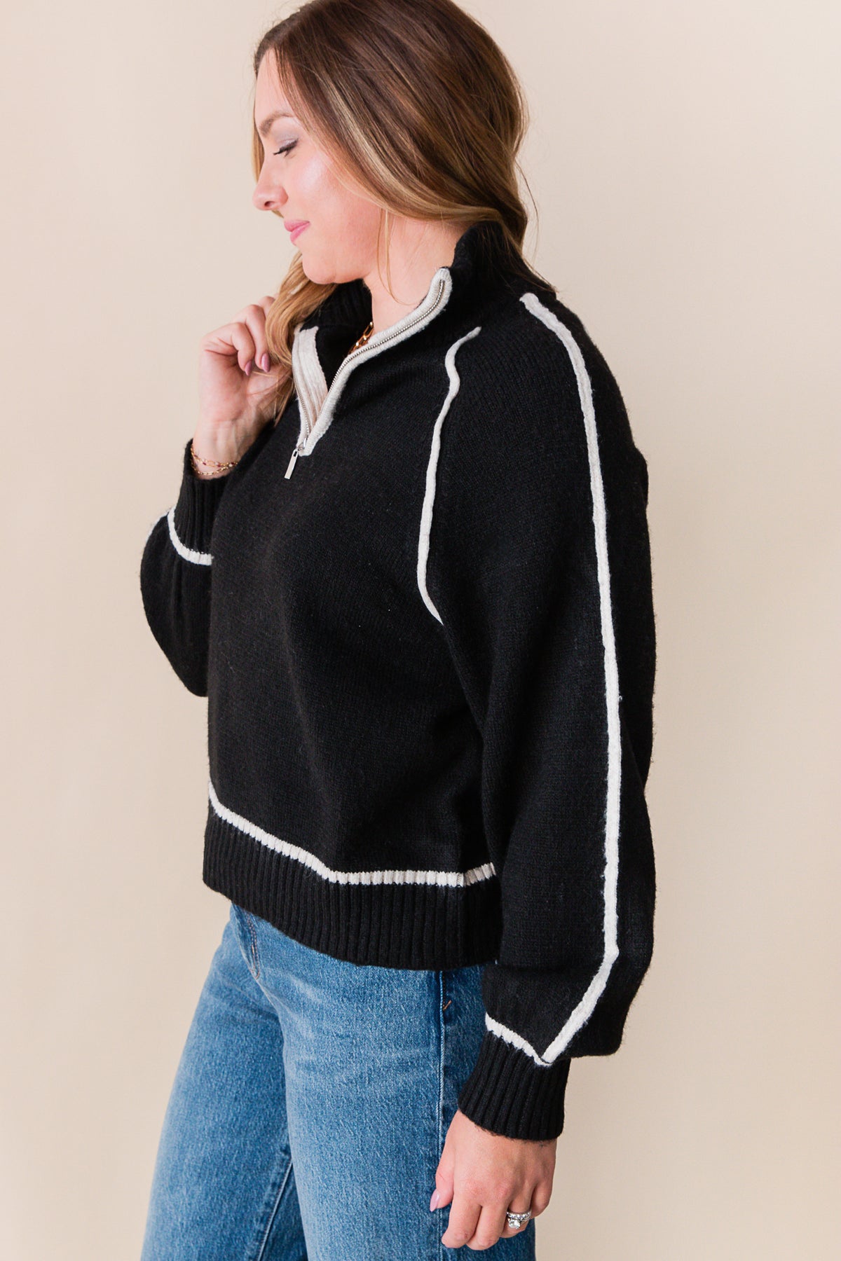 Alps Half Zip Sweater