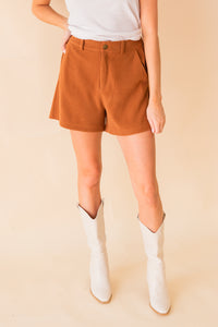 Artful Stretch Corduroy Shorts