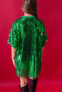 Santa Baby Sequin Mini Dress