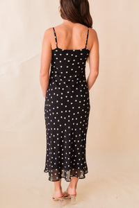 Cecily Polka Dot Slip Dress