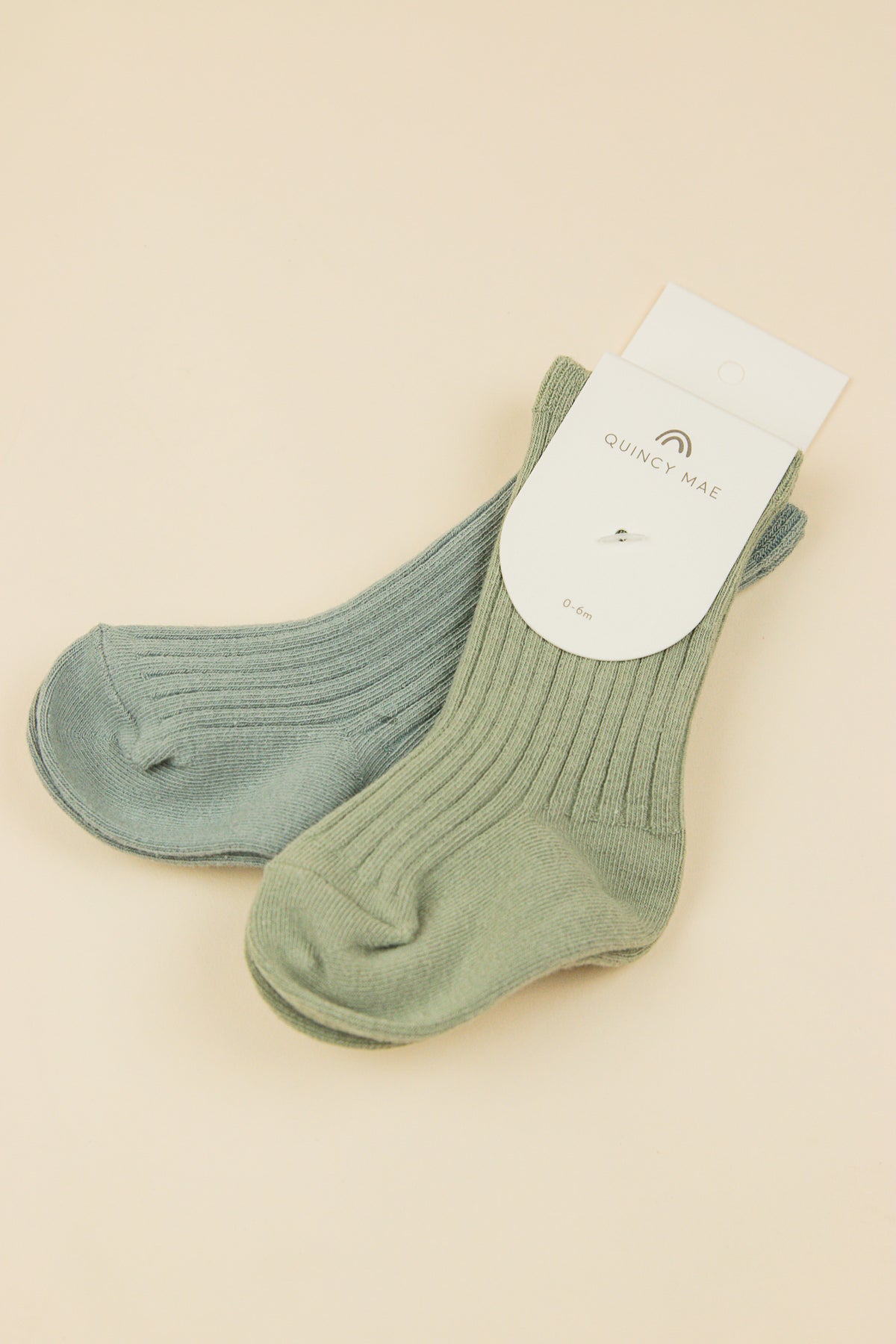 Fern, Steel Blue Socks Set