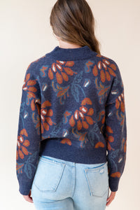 Twice the Love Half Zip Sweater