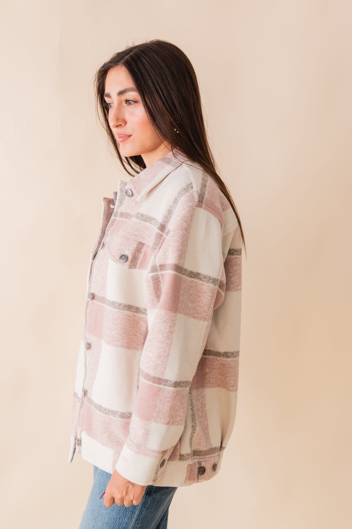 Preston Knit Plaid Jacket