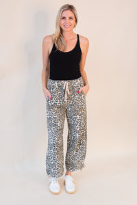 Relaxed Fit Pull-On Pants