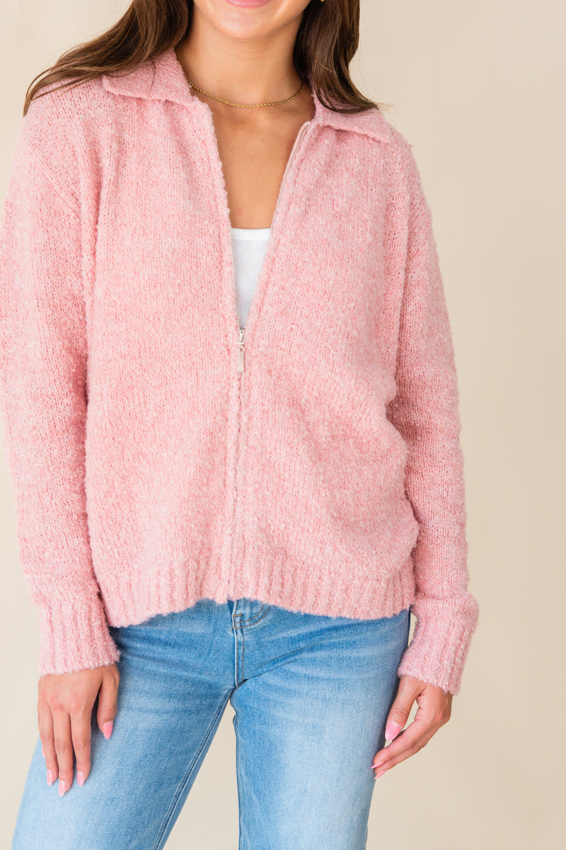 Zoey Zip Up Cardigan