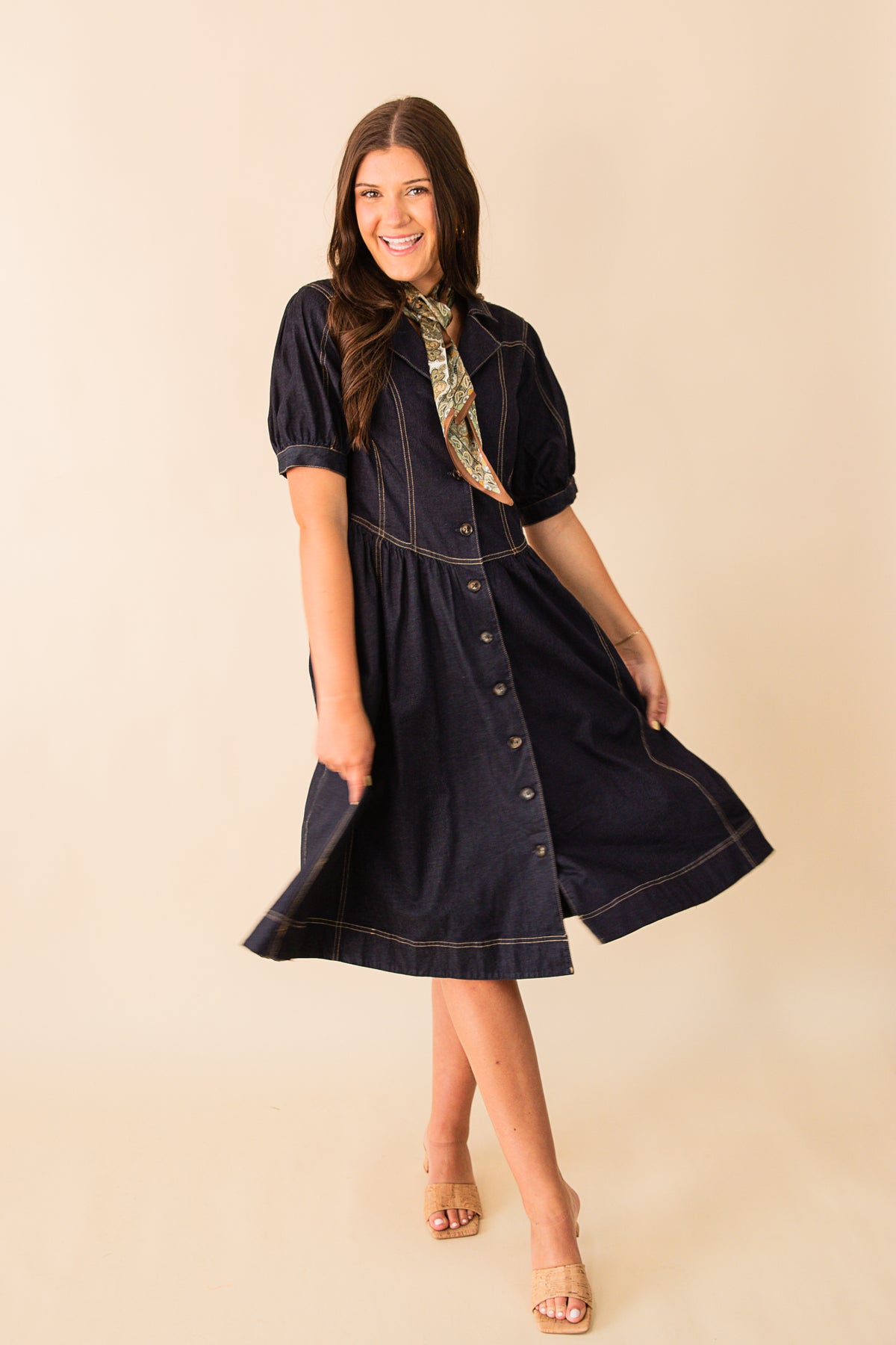 Mary Denim Dress