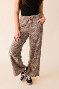 Hunter Leopard Knit Pant
