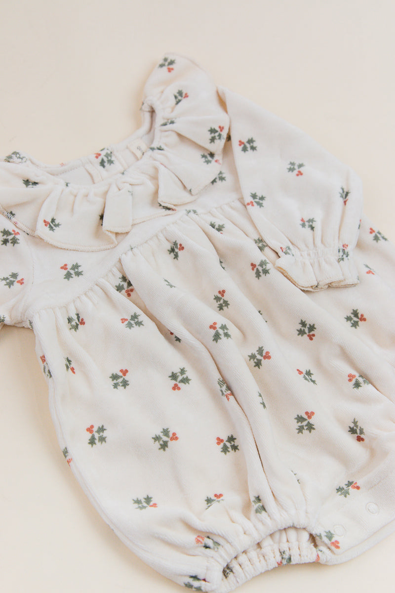 Wendy Romper Holly Berry