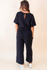 Aire Crop Wide Leg Jumpsuit