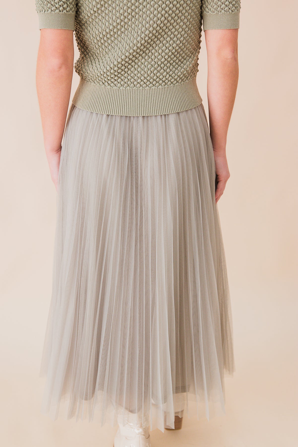 Sharlene Pleated Tulle Skirt