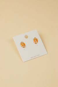 Game Day Football Stud Earrings