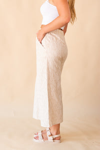 Jacquard Linen Lounge Pants