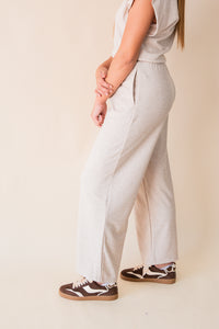 Cindy Elastic Waist Pull Up Knit Pant