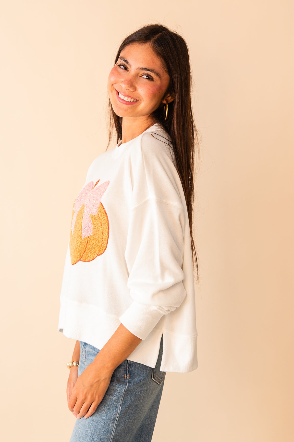 Pretty Pumpkin Relaxed Sweatshirt