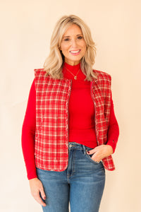 More The Merrier Plaid Vest