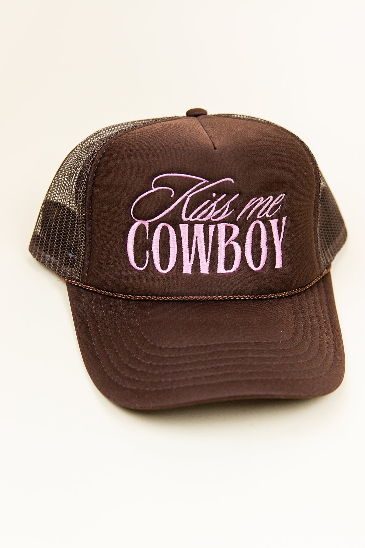 Kiss Me Cowboy Trucker Hat