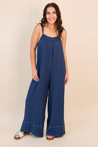 Breezy Lane Frayed Hem Jumpsuit