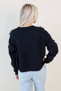 Ribbon Point Sweater