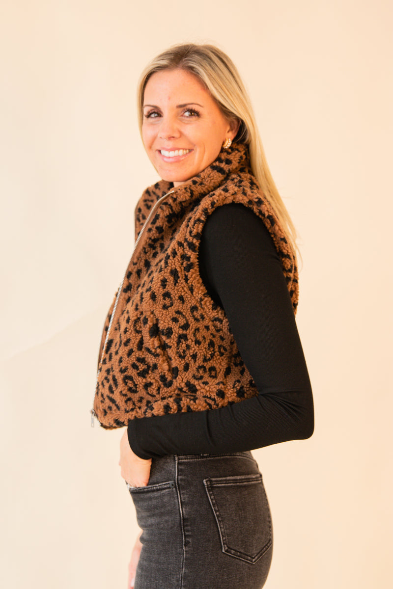 Wildest Wishes Leopard Vest