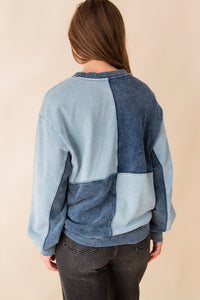 Fair & Square Denim Sweatshirt