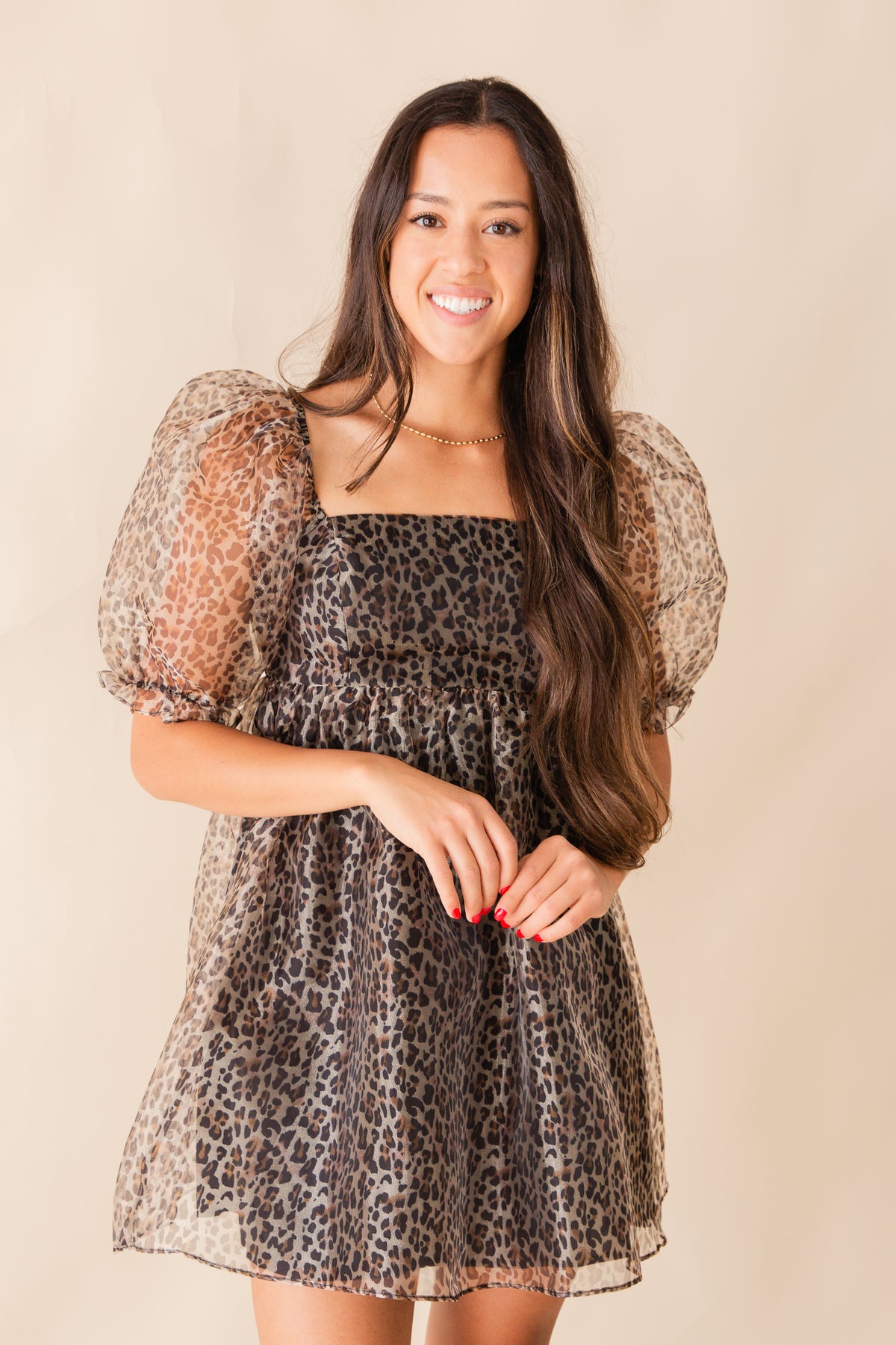 Cee Cee Leopard Midi Dress