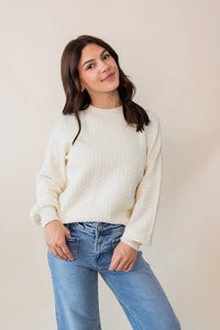 Britney Textured Knit Top