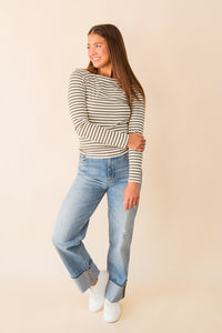 Pristine Striped Tee