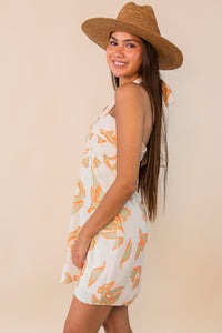 By The Beach Halter Neck Mini Dress