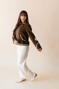 Speakeasy Embroidered Detail Jacket