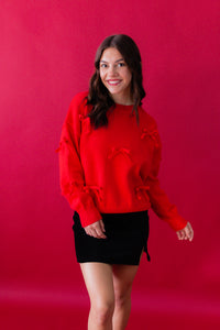 Allie L/S Bow Sweater