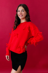Allie L/S Bow Sweater
