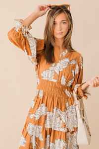 French Woven Midi Dress