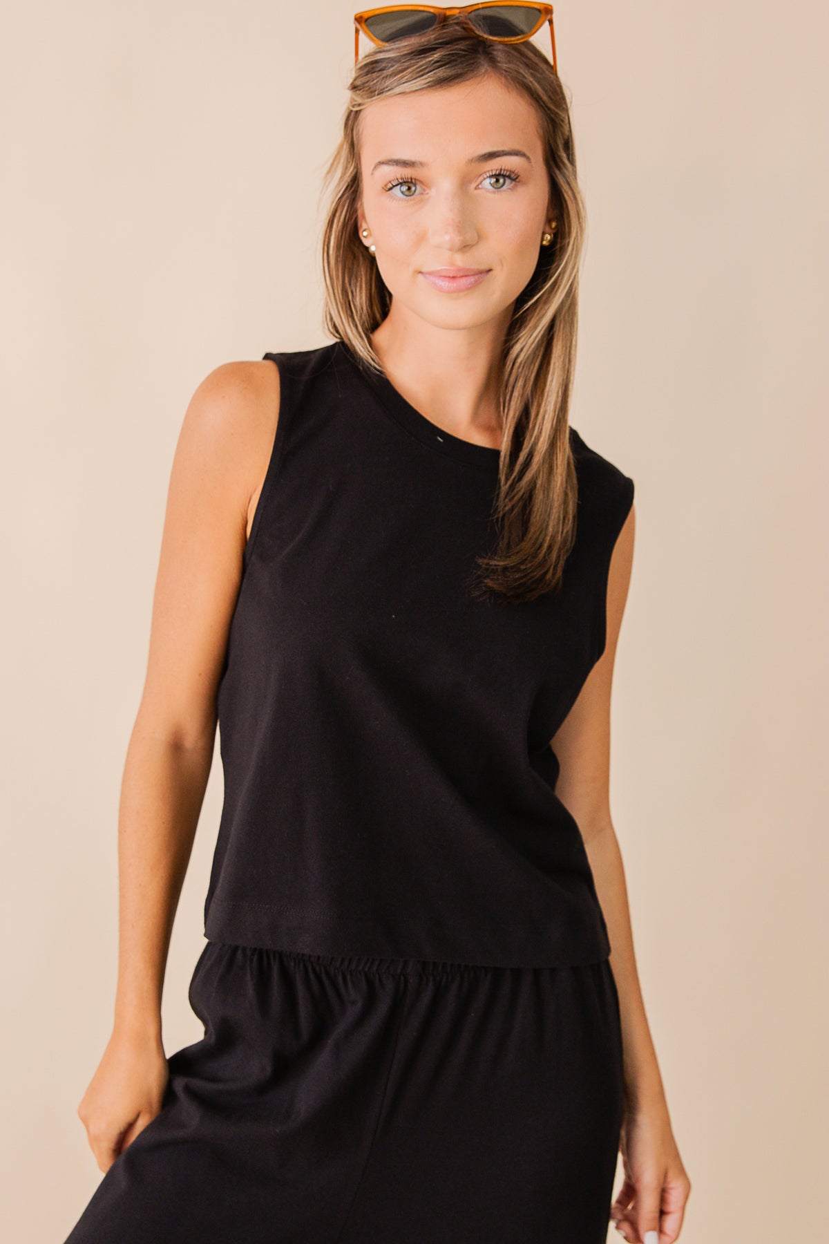 Sloane Jersey Muscle Tank