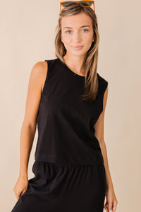Sloane Jersey Muscle Tank