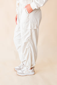 Vita Elastic Waist Cargo Pants